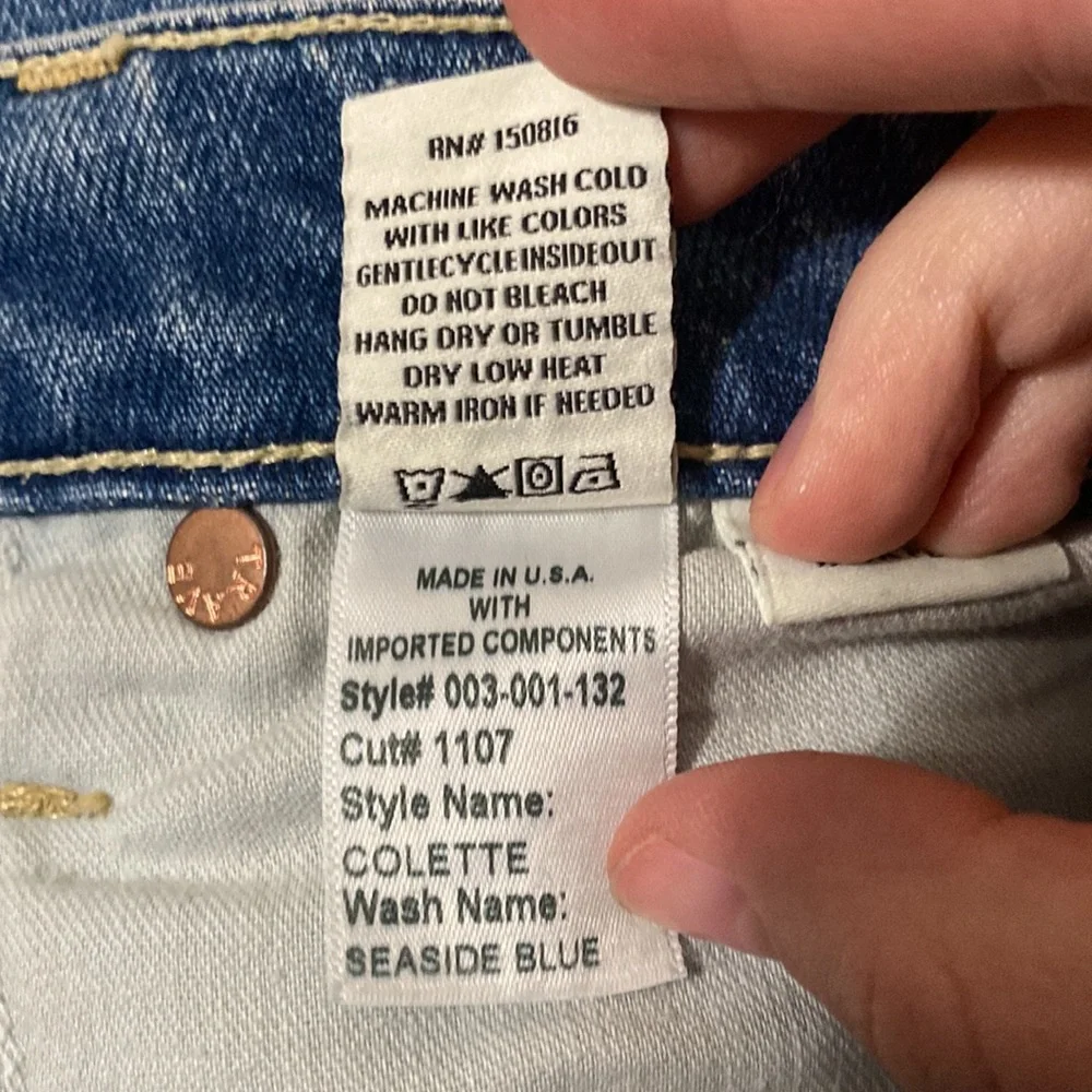 Trave Collette Kick Flare jeans in Seaside Blue size 31
